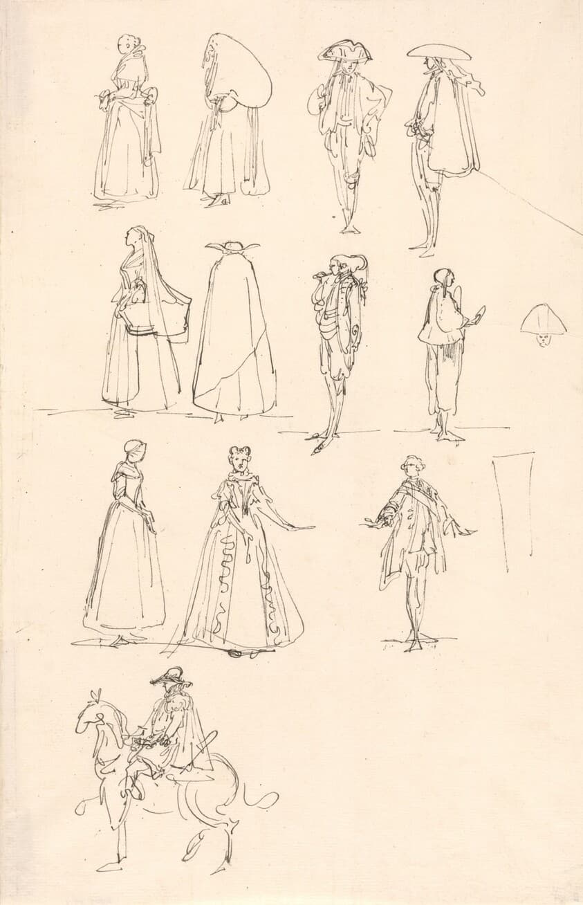 Historical Costumes — Luis Paret y Alcázar