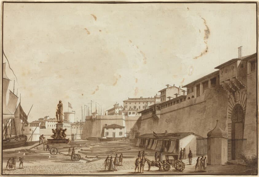 View of Livorno — Angelo Uggeri