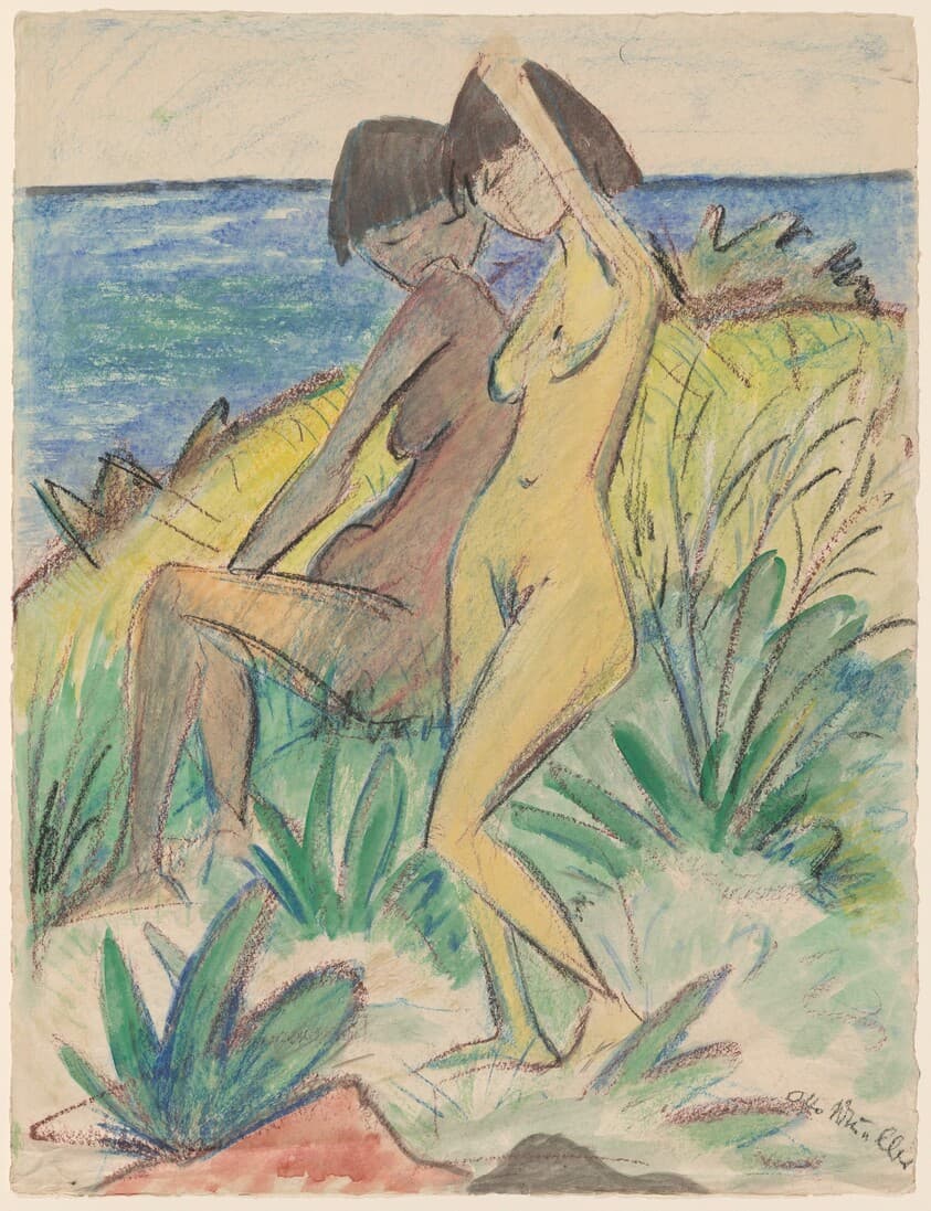 Two Bathers — Otto Mueller
