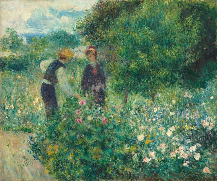 Picking Flowers — Auguste Renoir