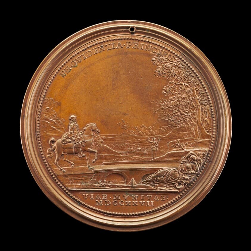 Mounted Traveller [reverse] — Ferdinand de Saint-Urbain