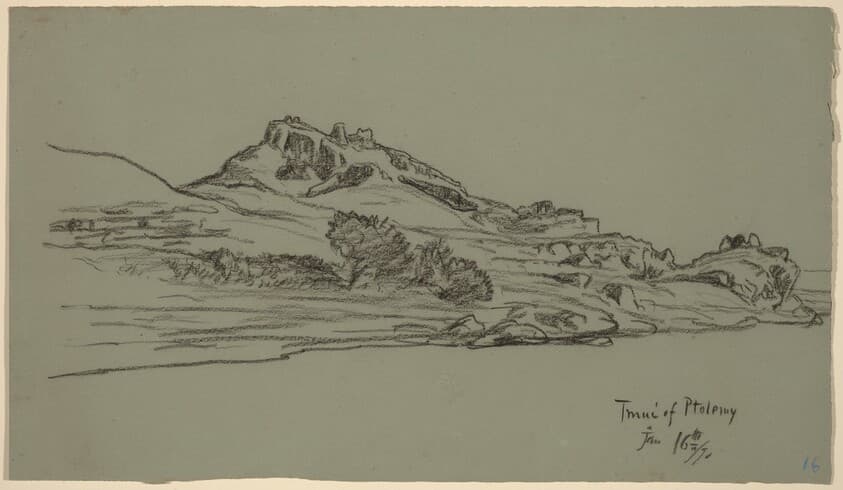 Nile Journey, Tmui of Ptolemy — Elihu Vedder