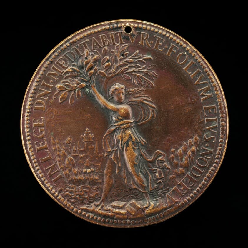 Daphne Transformed into a Laurel Tree [reverse] — Pier Paolo Galeotti