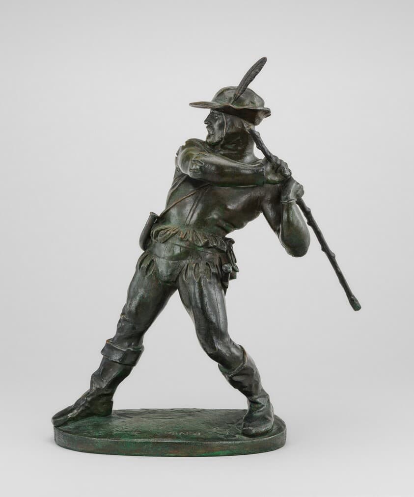 Peasant of the Middle Ages — Antoine-Louis Barye