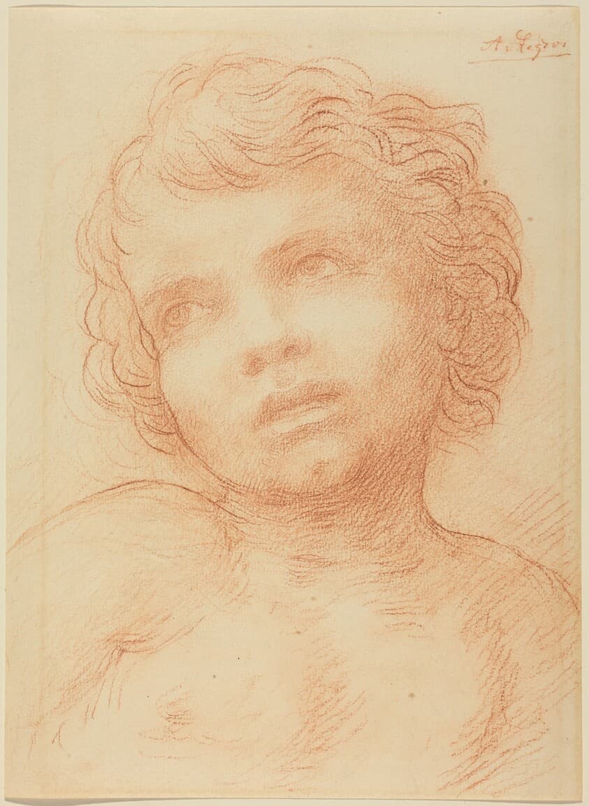 Head of a Child — Alphonse Legros