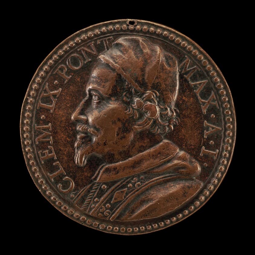 Clement IX (Giulio Rospigliosi, 1600-1669), Pope 1667 [obverse] — Gasparo Morone Mola