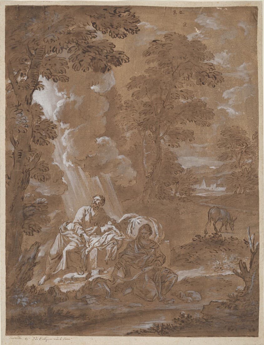 The Rest on the Flight into Egypt — Carlo Antonio Tavella