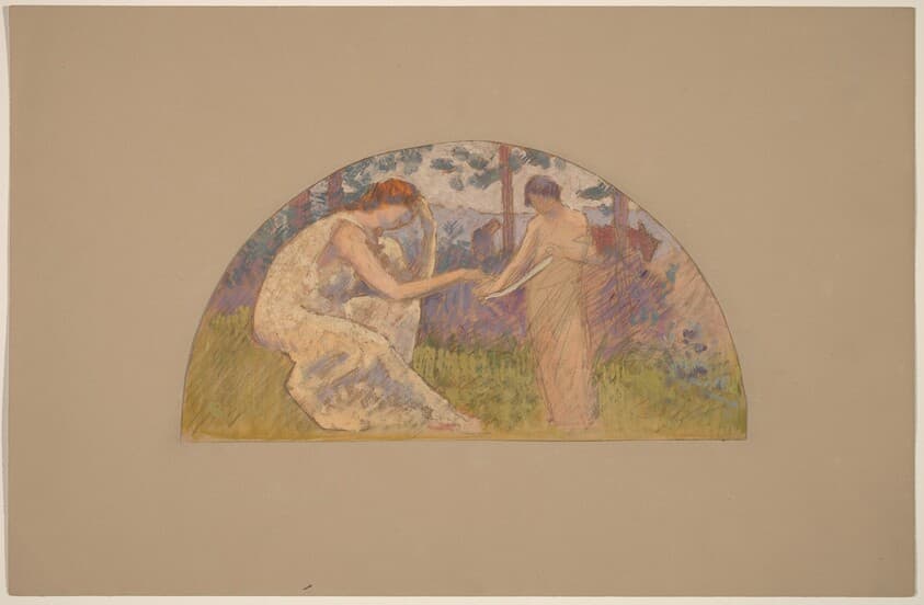Study for a Lunette — Charles Sprague Pearce