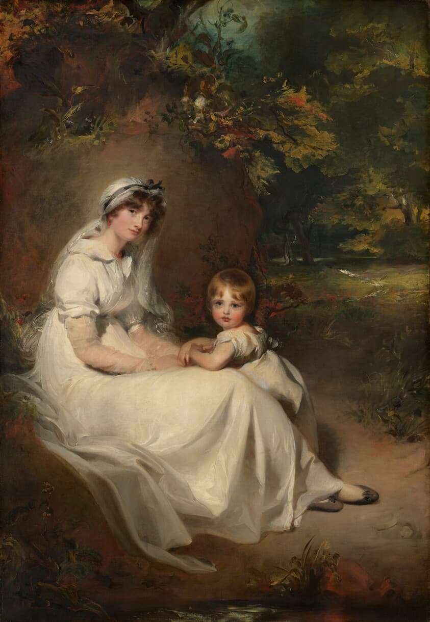 Lady Mary Templetown and Her Eldest Son — Sir Thomas Lawrence