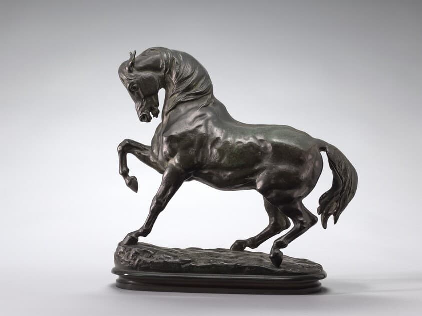 Turkish Horse, Right Foreleg Raised — Antoine-Louis Barye