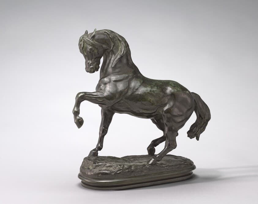 Turkish Horse, Left Foreleg Raised — Antoine-Louis Barye