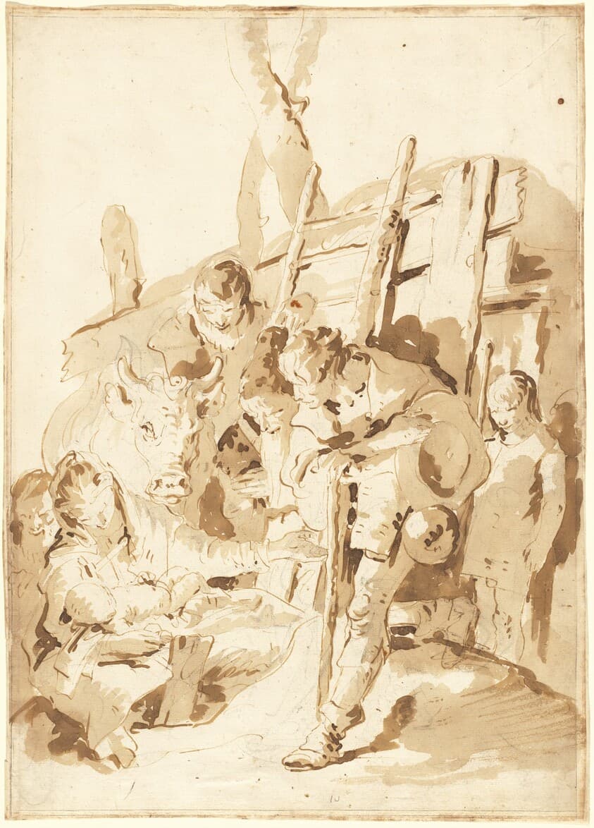The Adoration of the Shepherds — Giovanni Battista Tiepolo