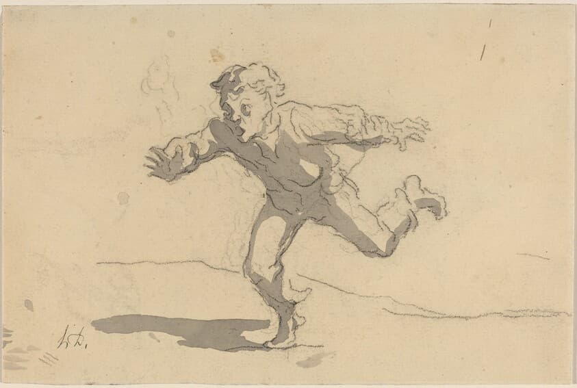 The Young Courier — Honoré Daumier