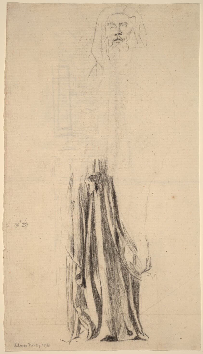 Study for Moses - Trinity Church, Boston — John La Farge