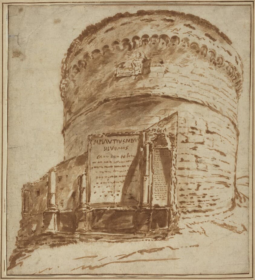 Tomb of Plautius — Bartholomeus Breenbergh