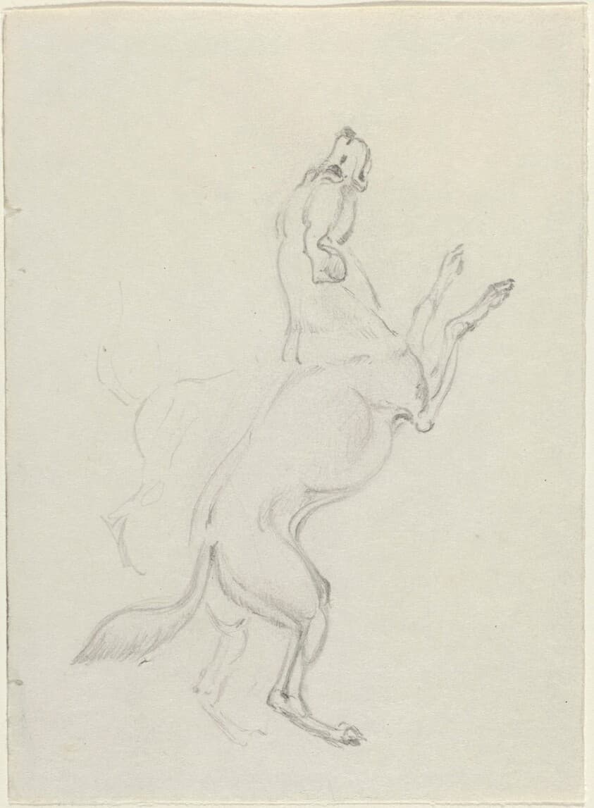 A Hound Jumping — James Seymour