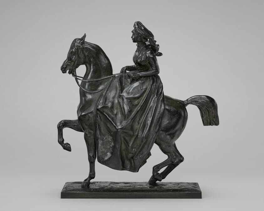 Equestrienne in 1830 Dress — Antoine-Louis Barye