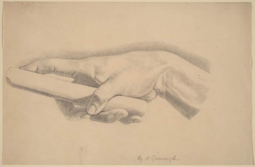 Study of a Hand — Horatio Greenough