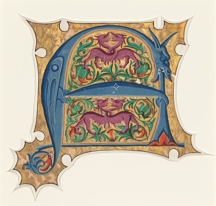 Initial A — Master of the Cypresses