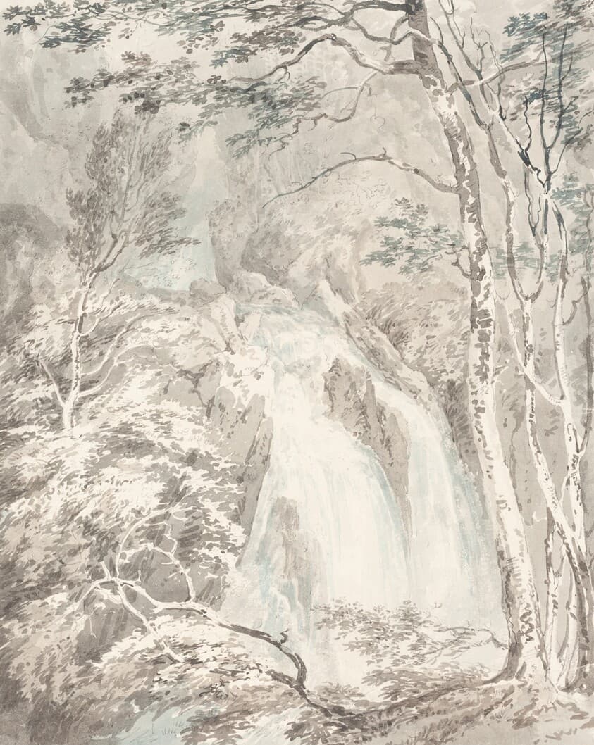A Waterfall — Joseph Mallord William Turner