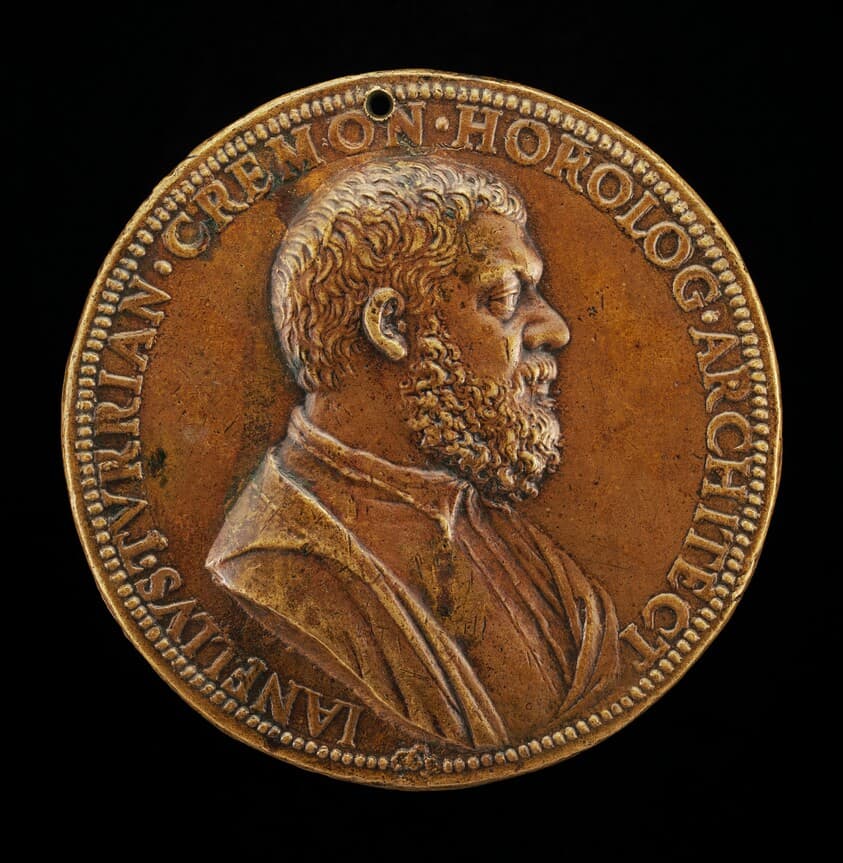 Giannello della Torre of Cremona, 1500-1585, Engineer in the Service of Charles V (obverse) — Jacopo Nizzola da Trezzo
