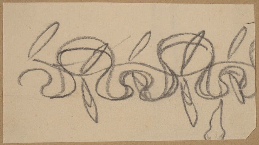 Study for a Border Design — Charles Sprague Pearce