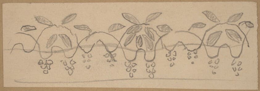 Study for a Border Design — Charles Sprague Pearce