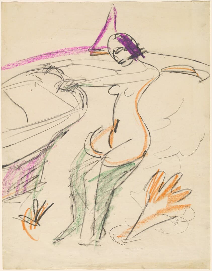 Bather — Ernst Ludwig Kirchner