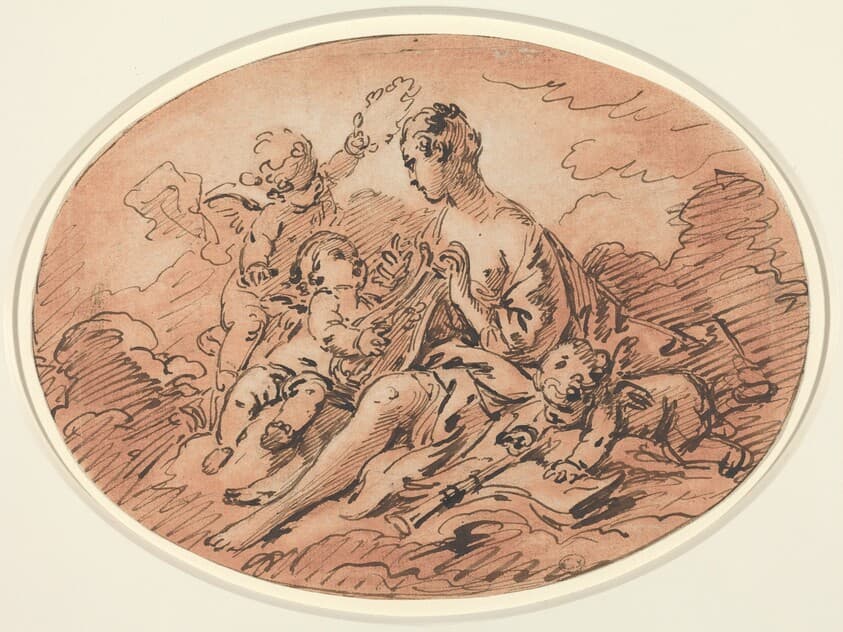 Allegory of Music — François Boucher
