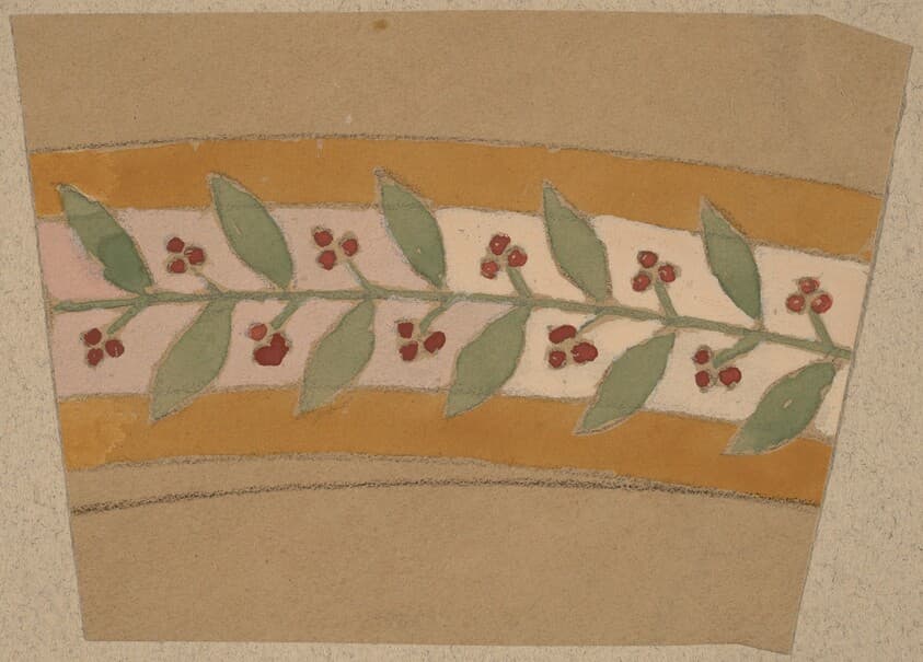 Study for a Border Design — Charles Sprague Pearce