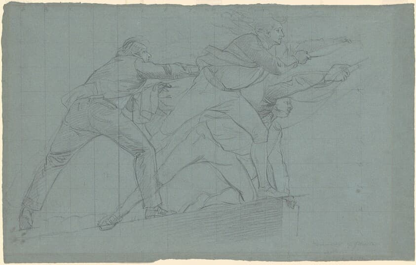 Study for "The Defeat of the Floating Batteries at Gibraltar" — John Singleton Copley
