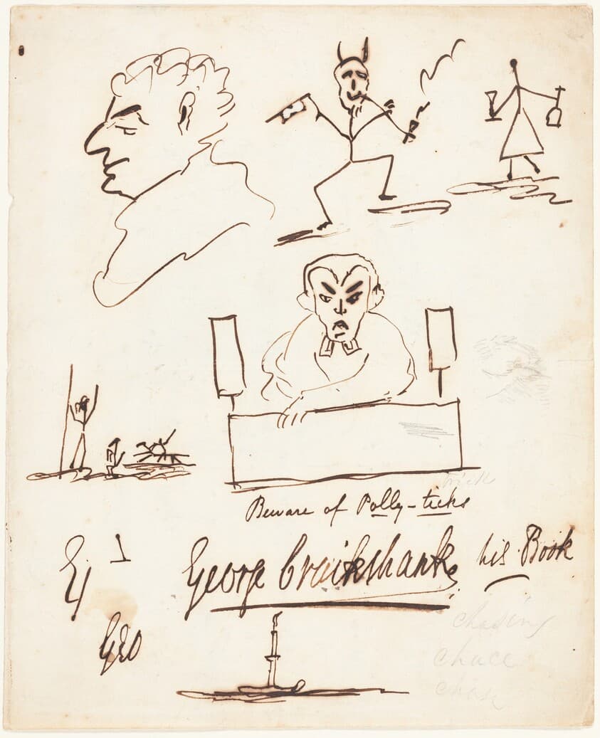 Satirical Sketches — George Cruikshank