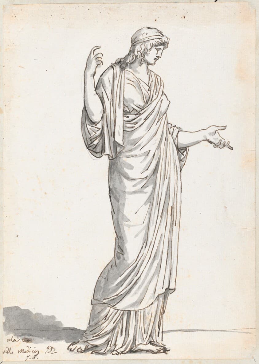 Woman from the Villa Medici — Jacques-Louis David
