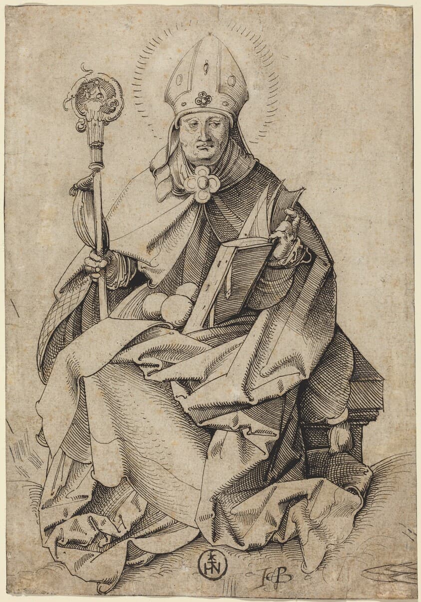 Saint Nicholas — Sebald Beham