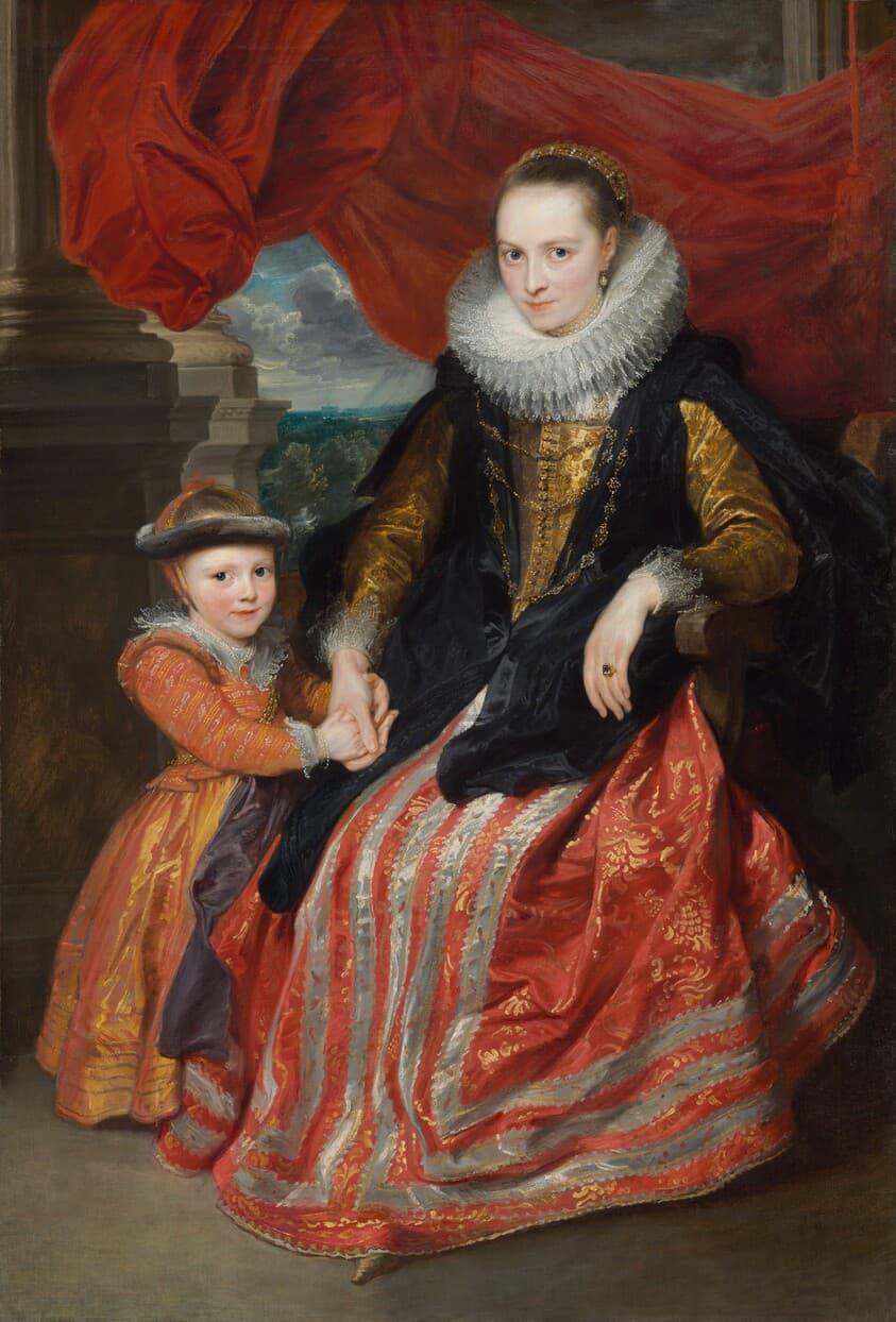 Susanna Fourment and Her Daughter — Sir Anthony van Dyck