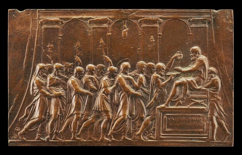 Christ Brought Before Pontius Pilate — Valerio Belli