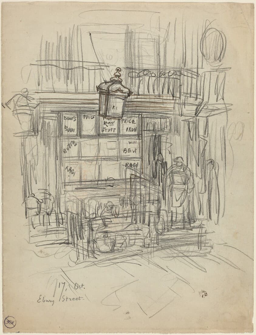 Ebury Street — Félix-Hilaire Buhot