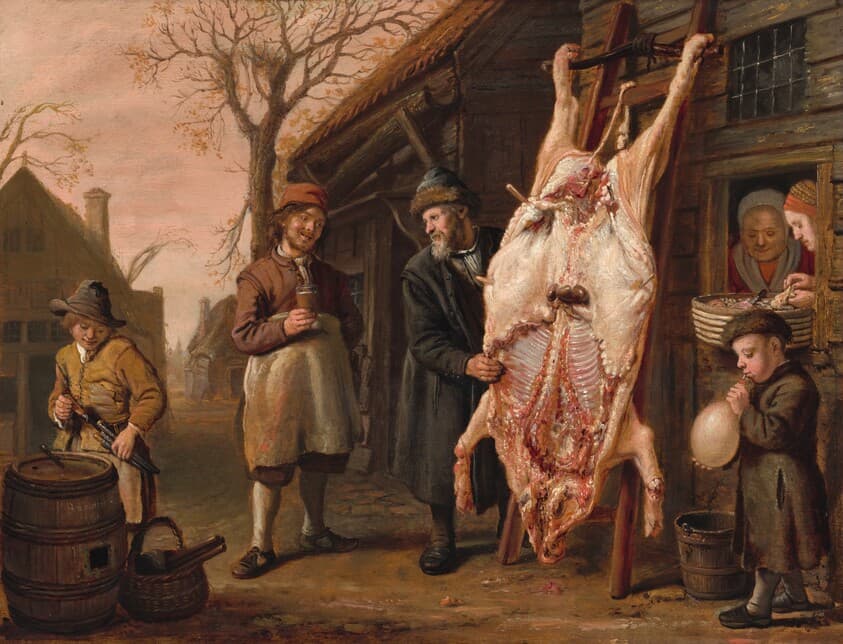 The Slaughtered Hog — Jan Victors