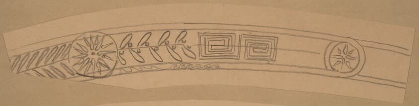 Study for a Border Design — Charles Sprague Pearce