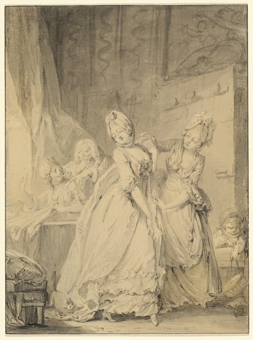 The Coquette — Pierre-Antoine Baudouin