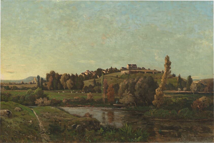 Landscape in Auvergne — Henri-Joseph Harpignies