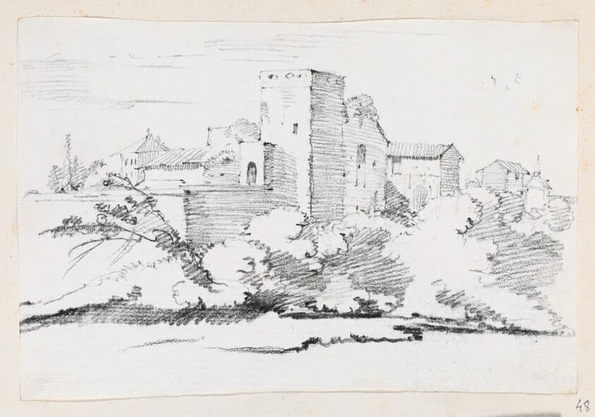 Buildings behind the Vatican — Joseph-Marie Vien
