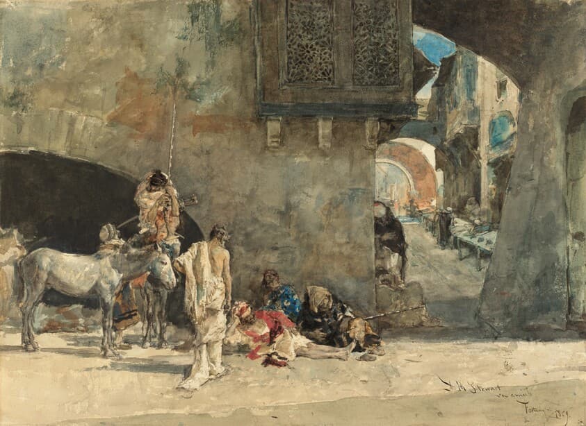 A Street in Tangiers — Mariano Fortuny Marsal