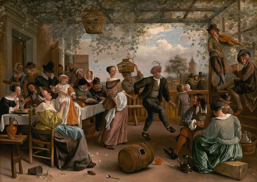 The Dancing Couple — Jan Steen