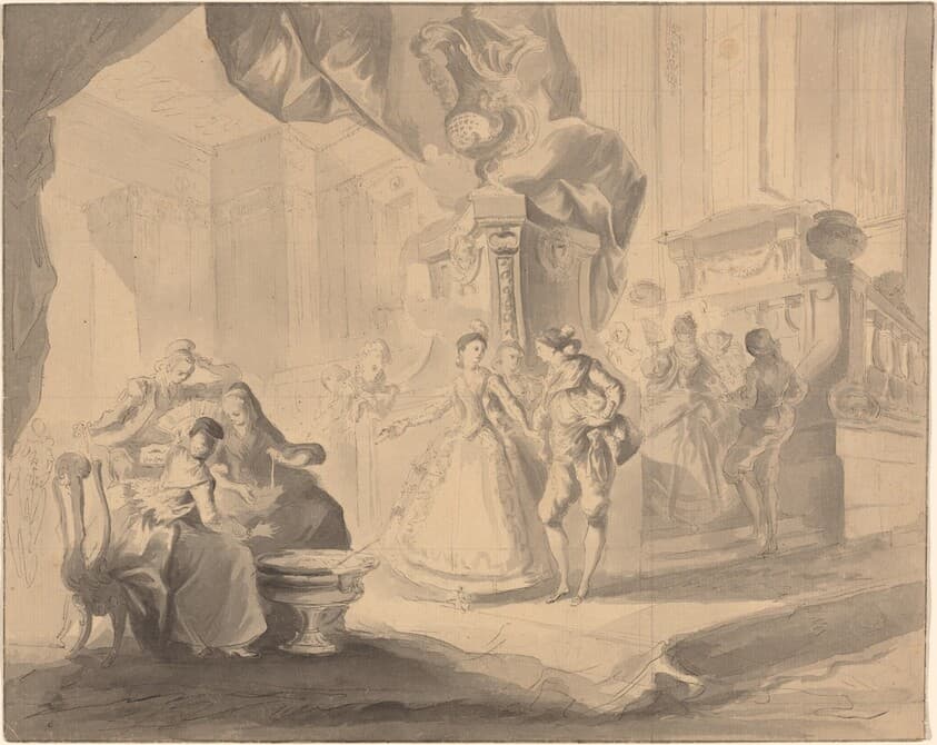 Dance in a Palace — Luis Paret y Alcázar