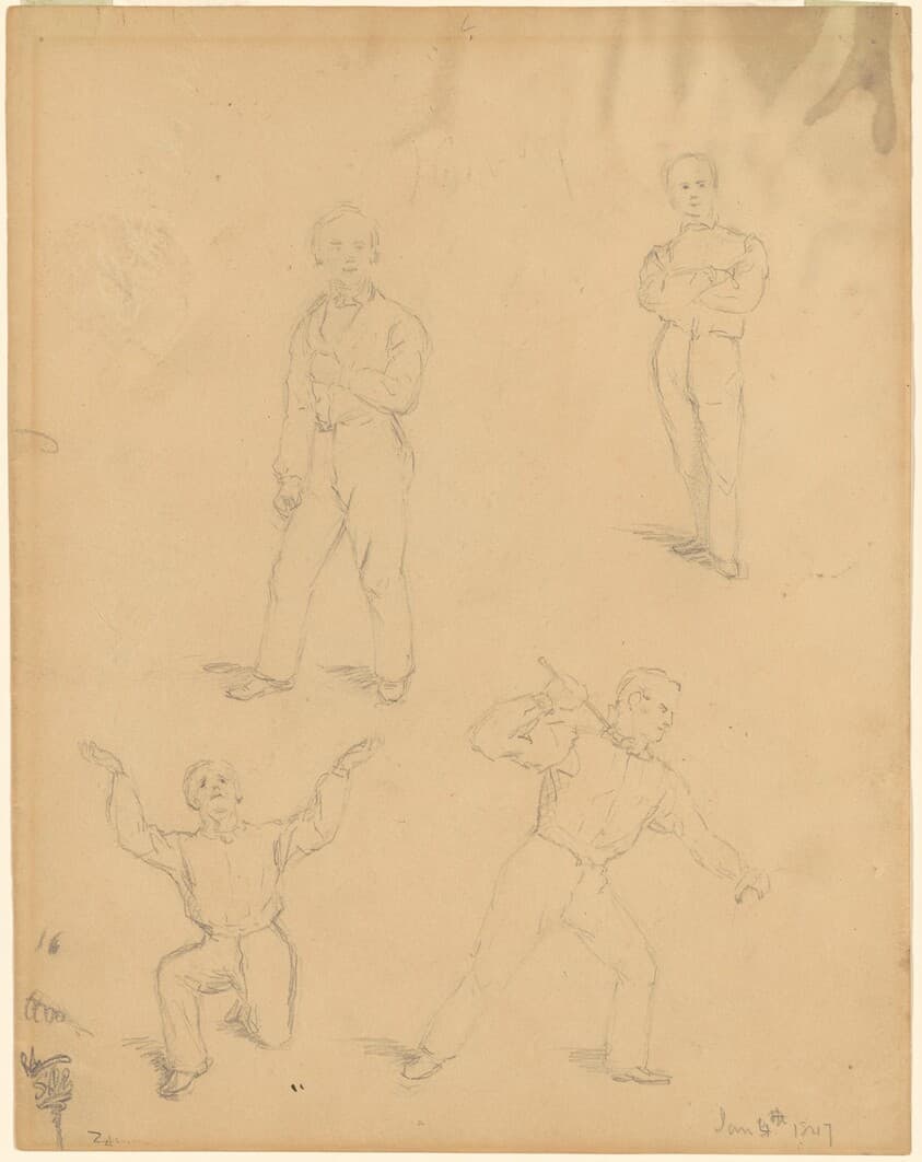 Studies of Men — Sanford Robinson Gifford