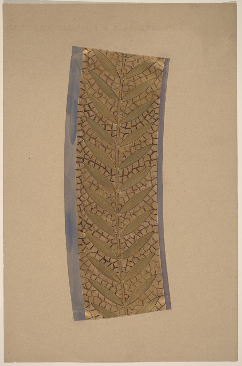 Study for a Border Design — Charles Sprague Pearce