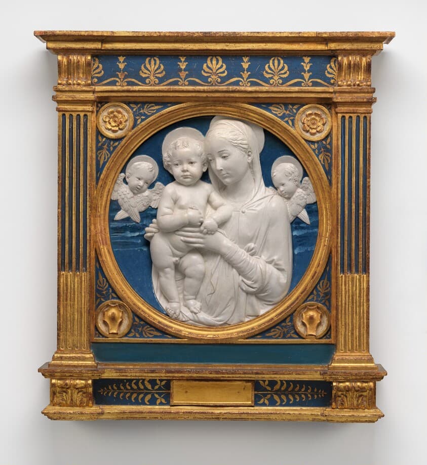 Madonna and Child with Cherubim — Andrea della Robbia