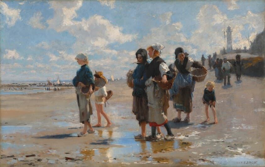 En route pour la pêche (Setting Out to Fish) — John Singer Sargent
