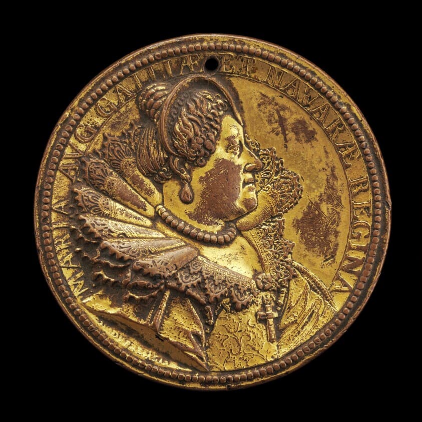 Marie de' Medici, 1573-1642, Queen Regent of France 1610-1617 [obverse] — Guillaume Dupré